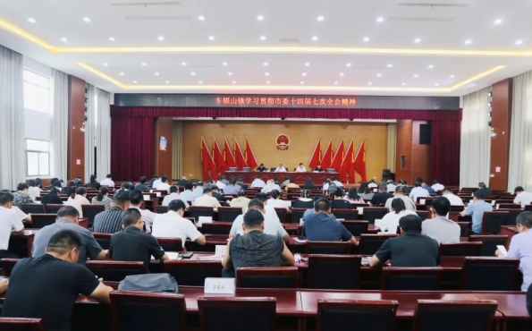 车辐山镇，传达贯彻市委十四届七次全会精神