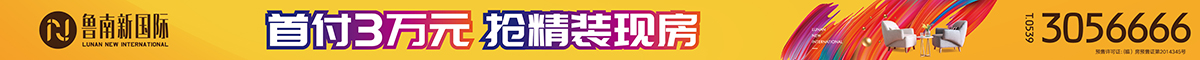 鲁南新国际-最首付3万元，抢精装现房。售房热线：0539-305 6666